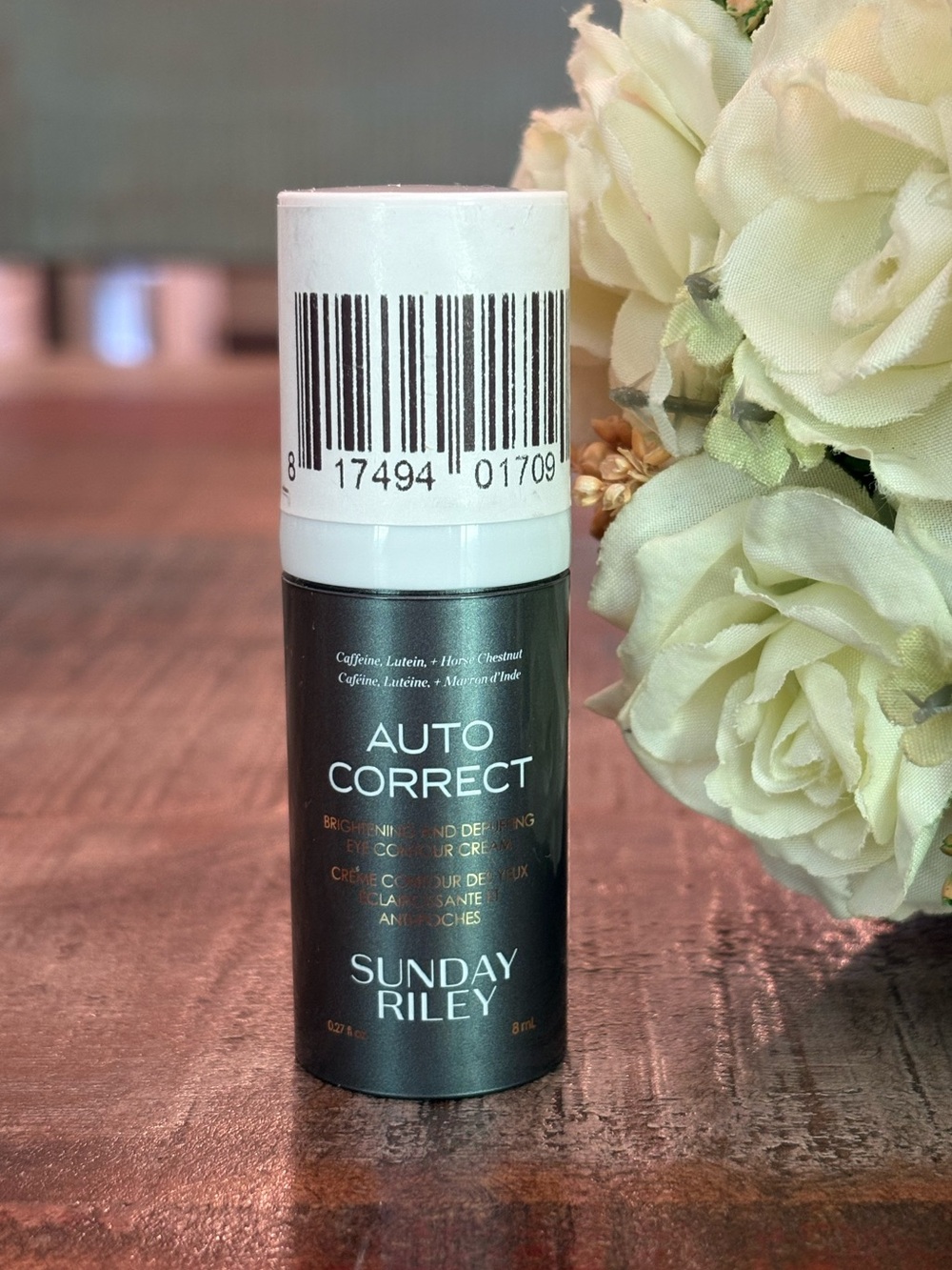 Sunday Riley AUTO CORRECT Brightening & Depuffing EYE CONTOUR CREAM Mini!